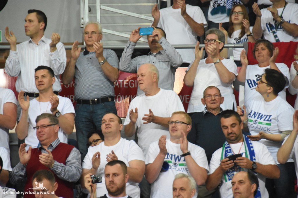 Kibice na meczu Anwil - Rosa Radom