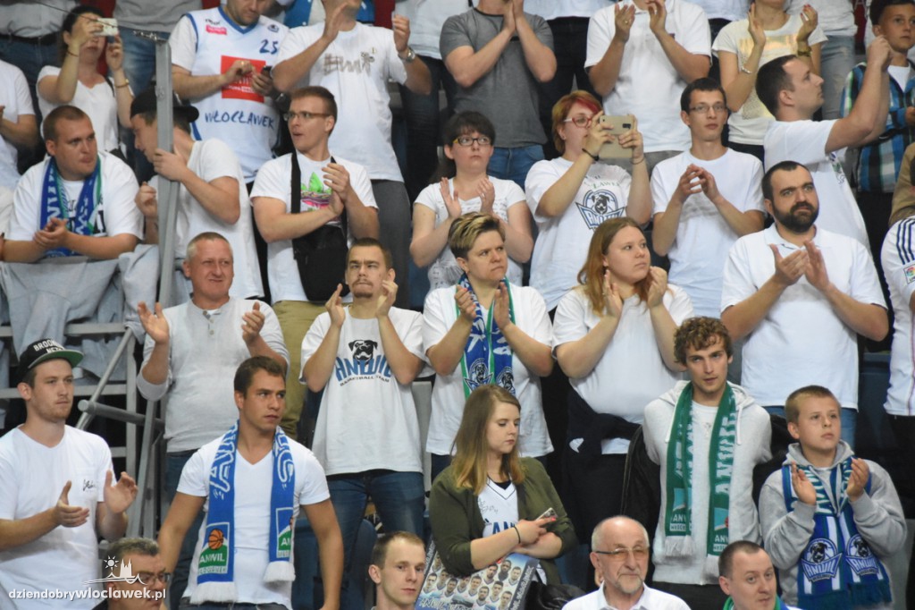 Kibice na meczu Anwil - Rosa Radom