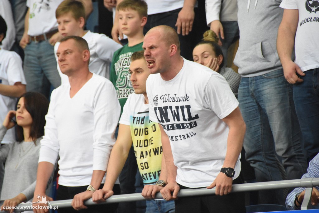 Kibice na meczu Anwil - Rosa