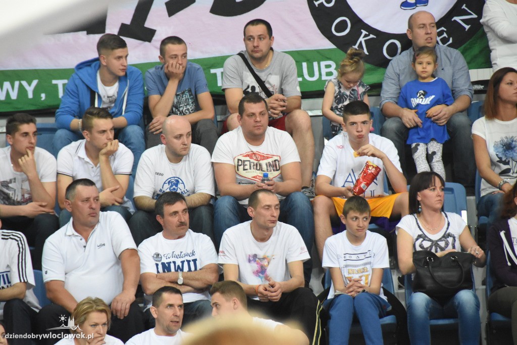 Kibice na meczu Anwil - Rosa