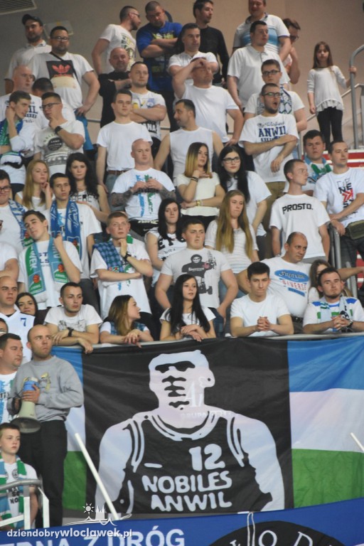 Kibice na meczu Anwil - Rosa