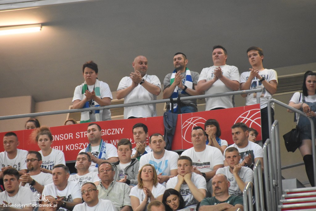 Kibice na meczu Anwil - Rosa
