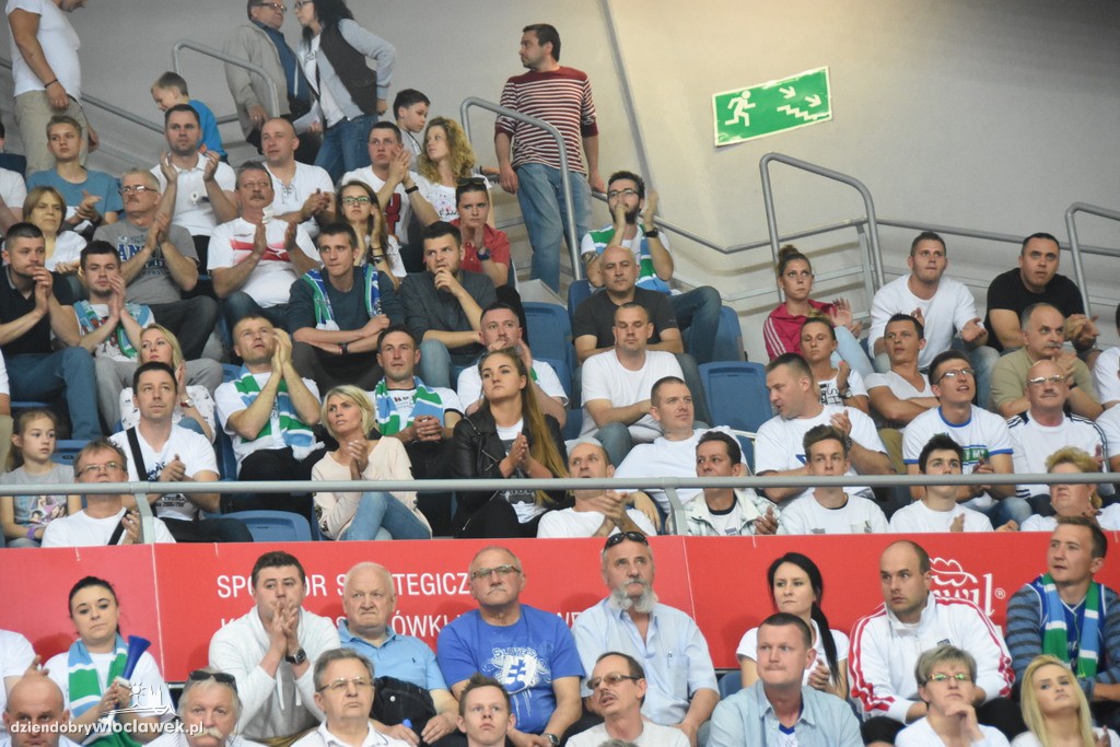 Kibice na meczu Anwil - Rosa