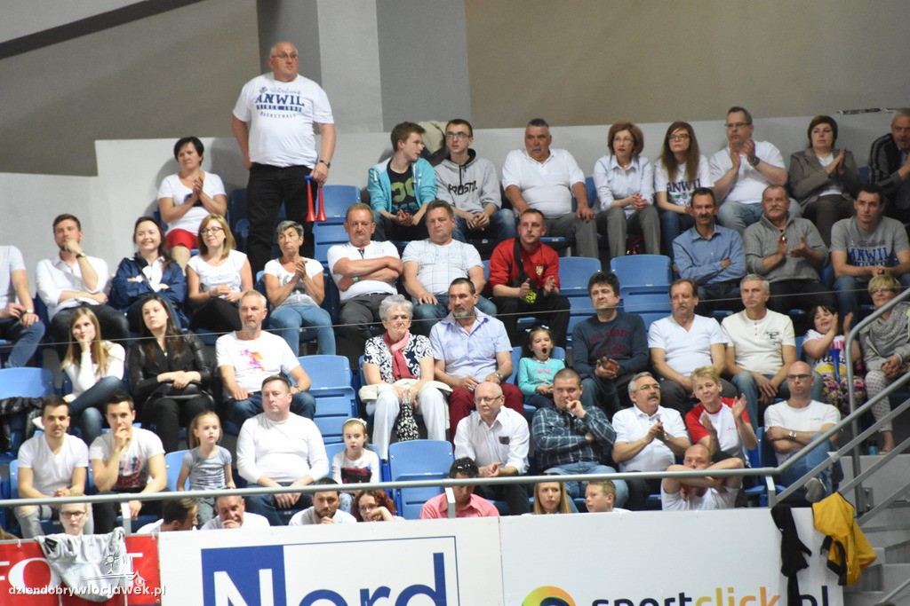 Kibice na meczu Anwil - Rosa