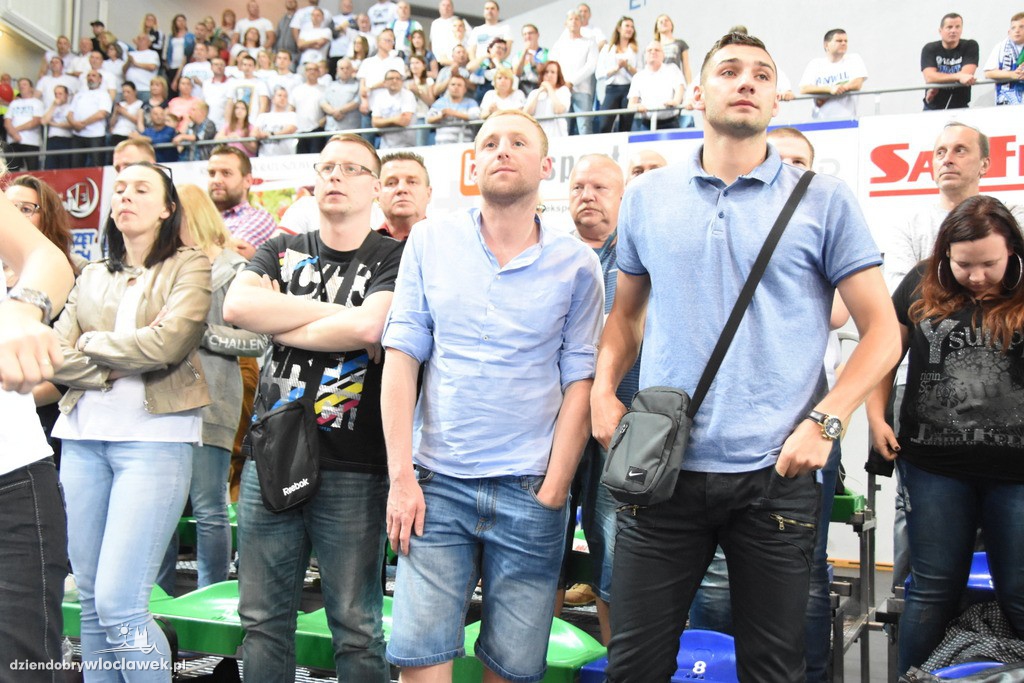 Kibice na meczu Anwil - Rosa