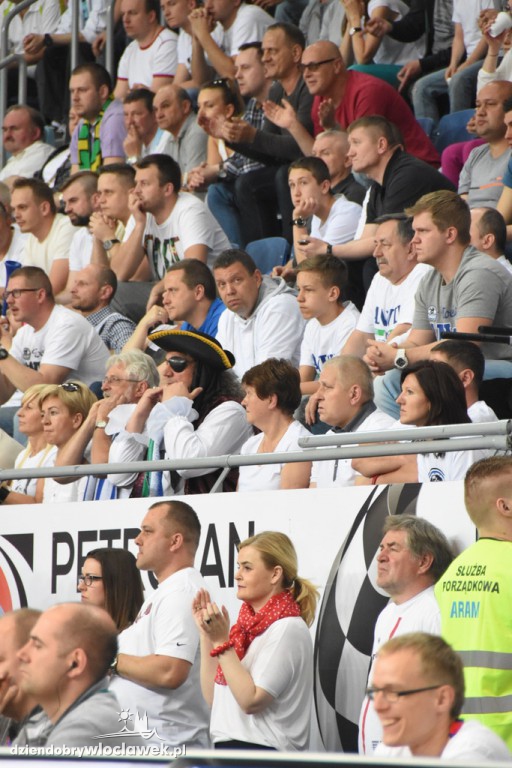 Kibice na meczu Anwil - Rosa