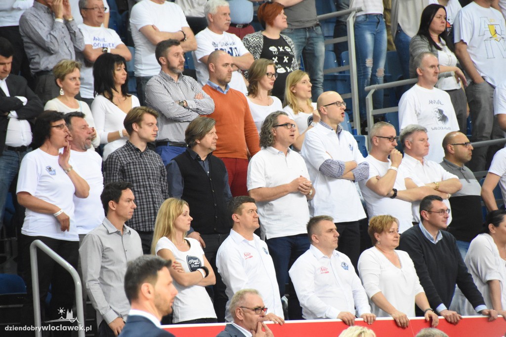 Kibice na meczu Anwil - Rosa