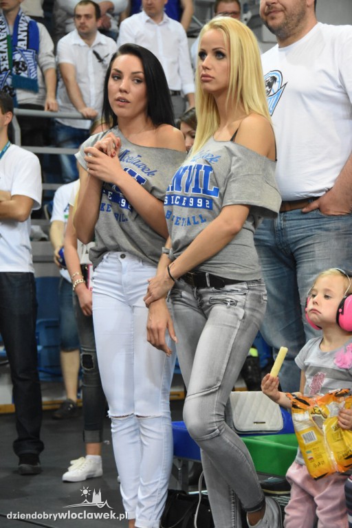Kibice na meczu Anwil - Rosa