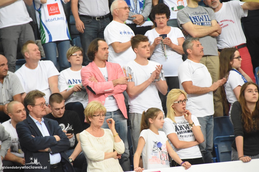 Kibice na meczu Anwil - Rosa
