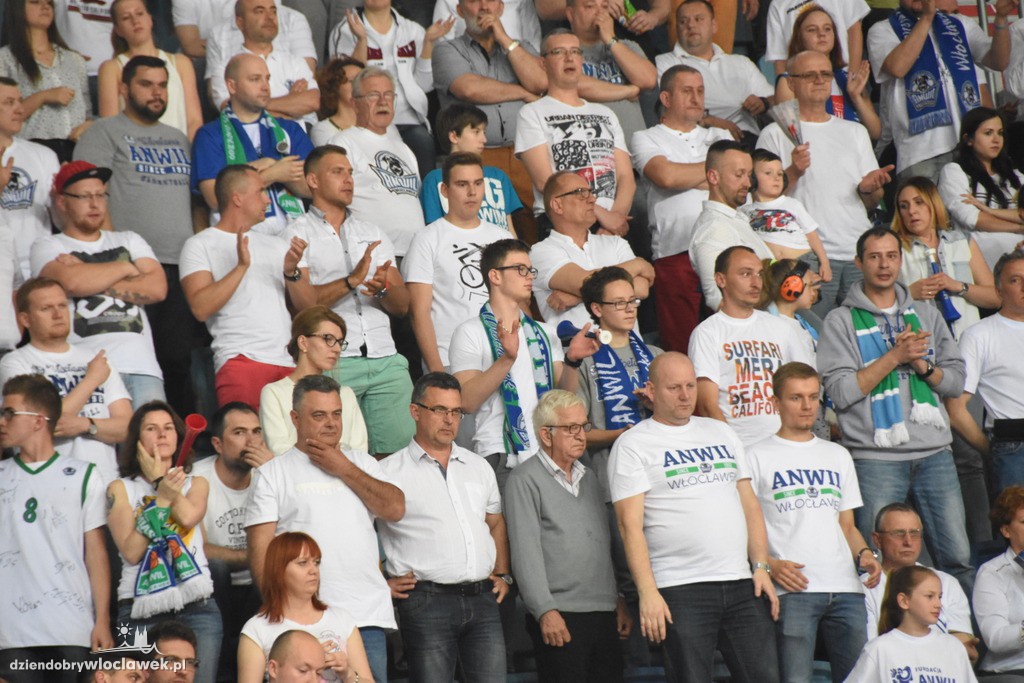 Kibice na meczu Anwil - Rosa
