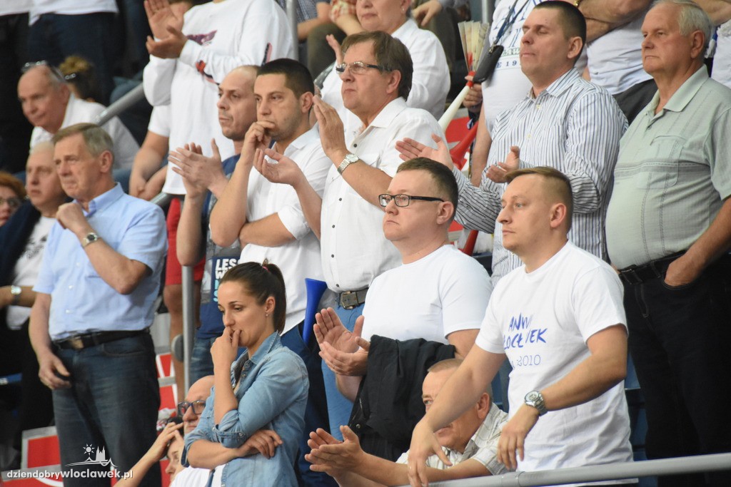 Kibice na meczu Anwil - Rosa
