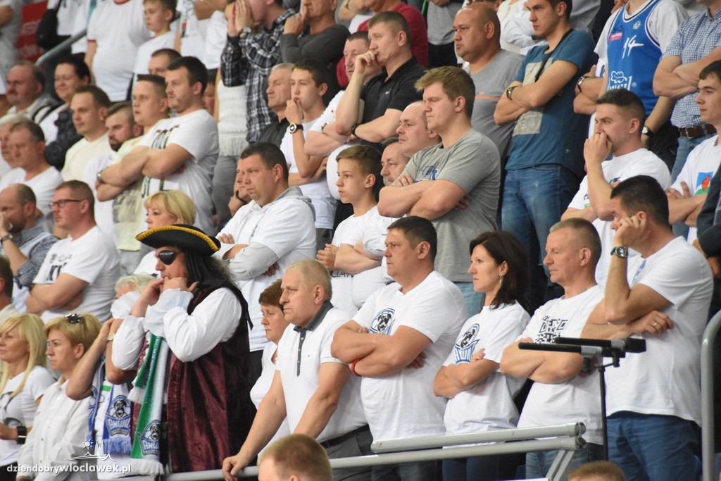 Kibice na meczu Anwil - Rosa