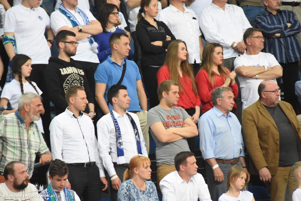 Kibice na meczu Anwil - Rosa