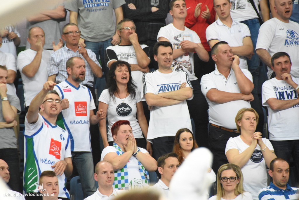 Kibice na meczu Anwil - Rosa