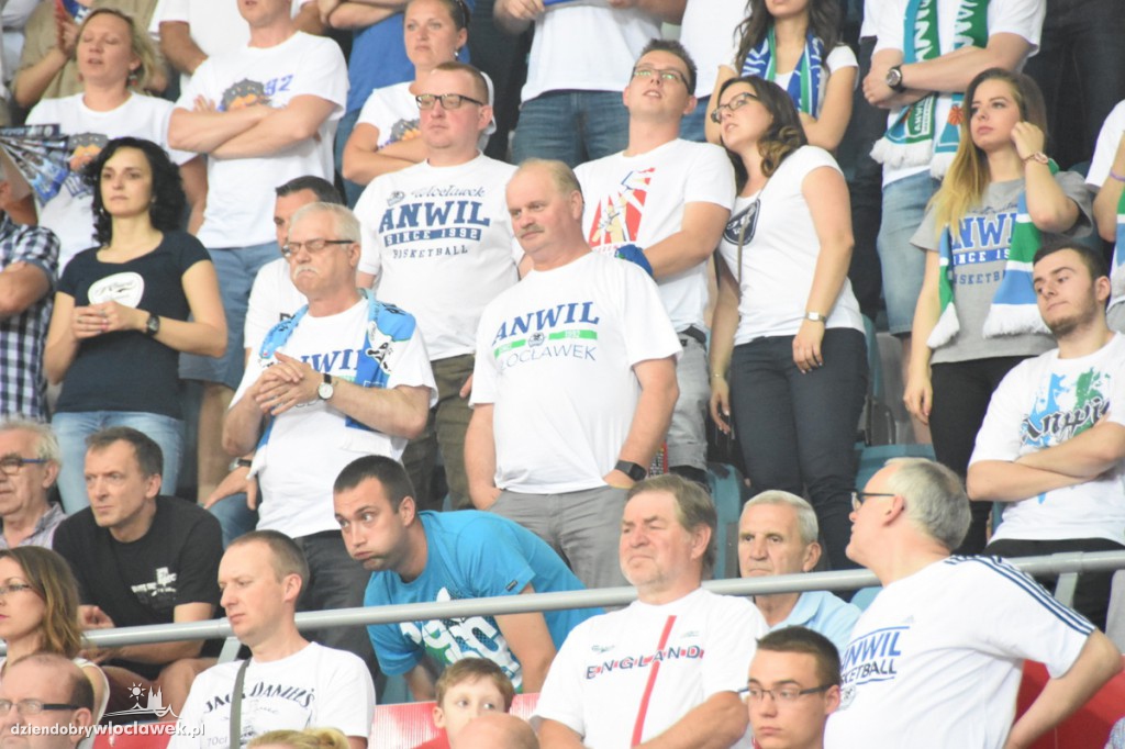 Kibice na meczu Anwil - Czarni Słupsk