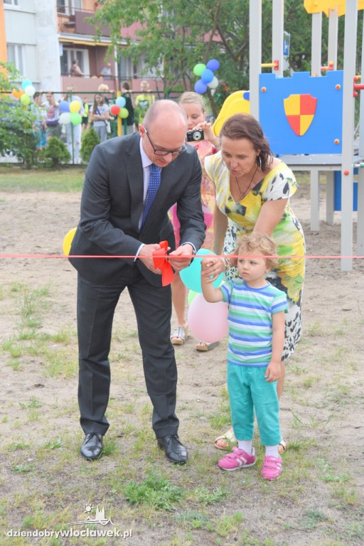 Otwarcie placu zabaw przy Gałczyńskiego