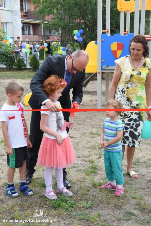 Otwarcie placu zabaw przy Gałczyńskiego