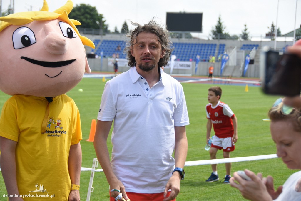 O uśmiech dziecka na stadionie