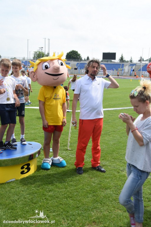 O uśmiech dziecka na stadionie