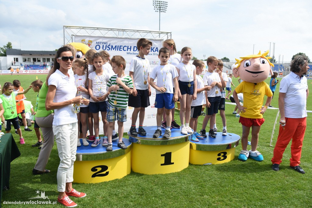 O uśmiech dziecka na stadionie