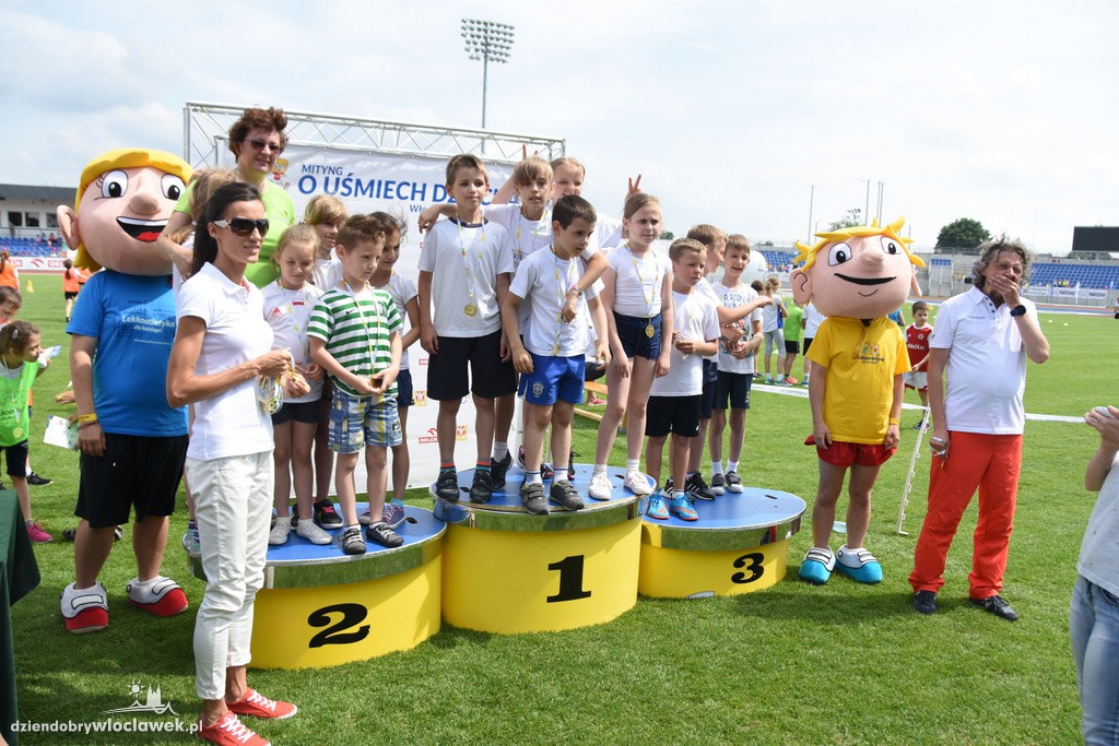 O uśmiech dziecka na stadionie