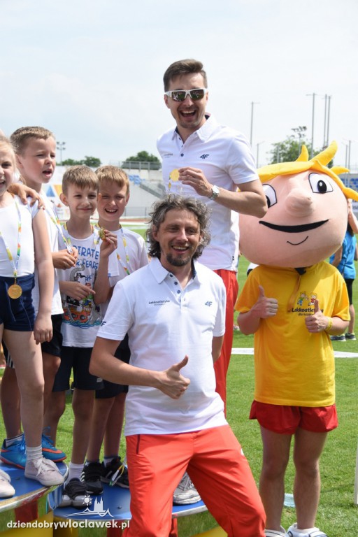O uśmiech dziecka na stadionie