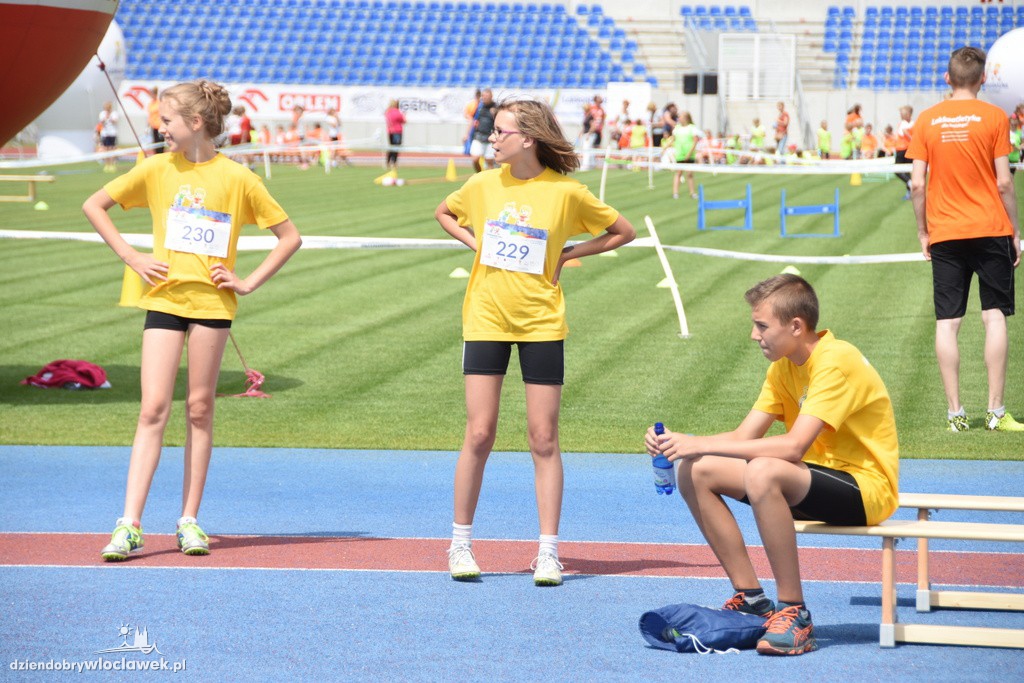 O uśmiech dziecka na stadionie