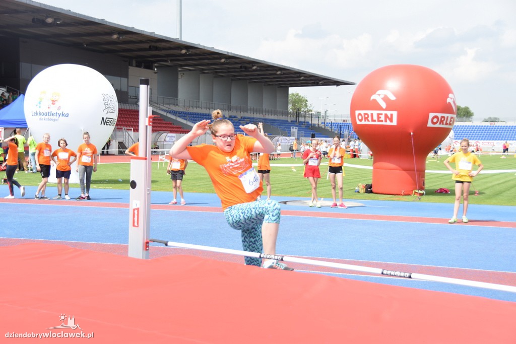 O uśmiech dziecka na stadionie