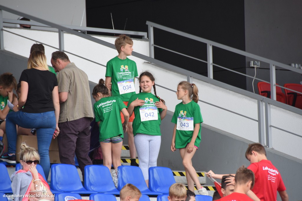 O uśmiech dziecka na stadionie