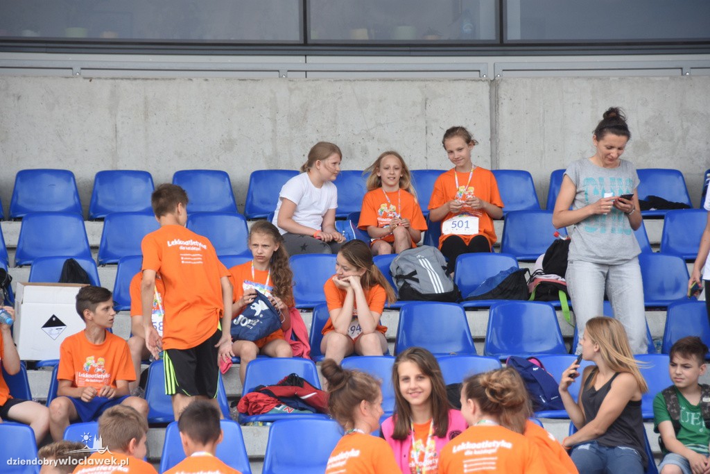 O uśmiech dziecka na stadionie