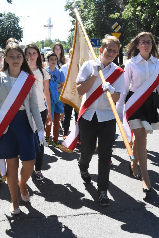 Marsz szlakiem przejazdu papieża
