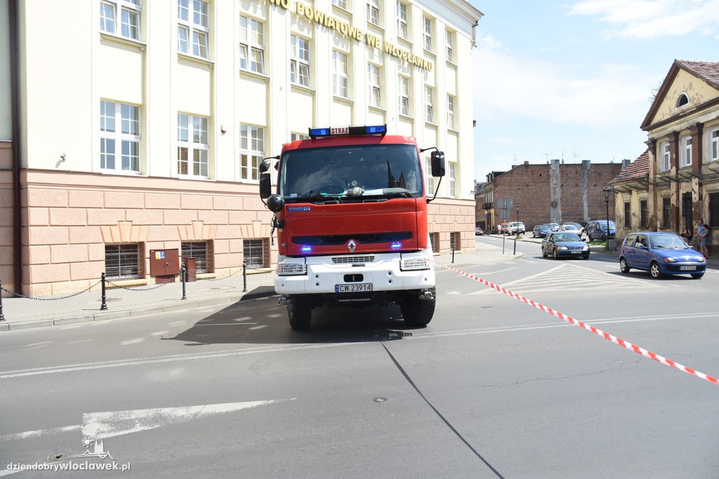 Alarm bombowy w Starostwie Powiatowym
