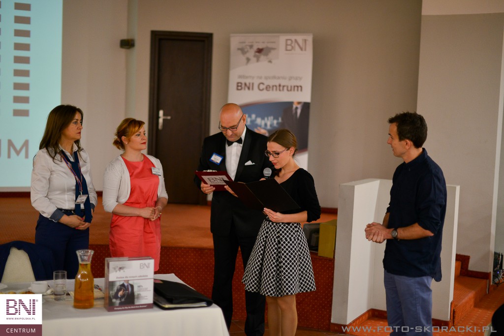 Uroczystość w BNI CENTRUM