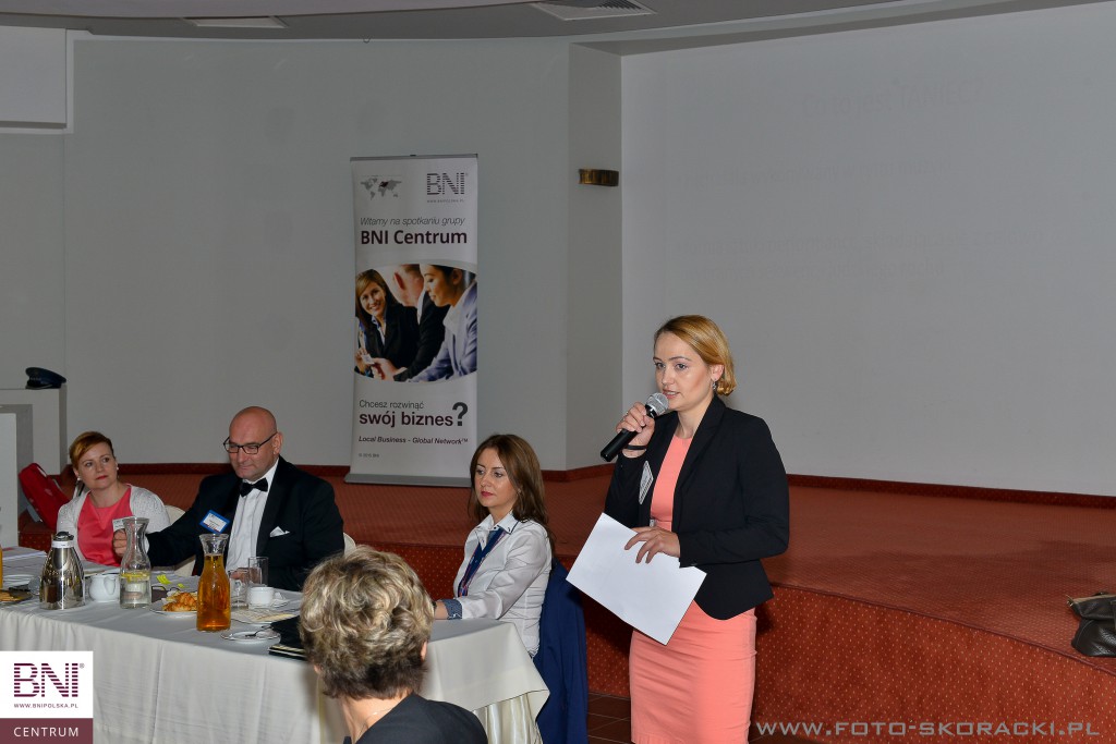 Uroczystość w BNI CENTRUM