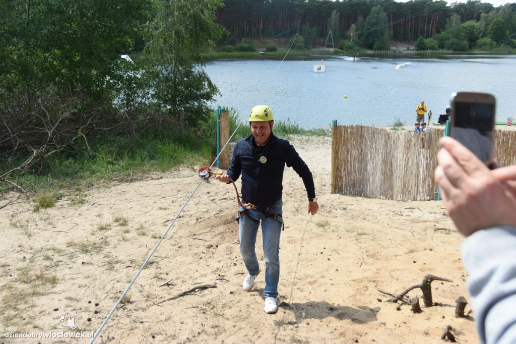 Marek Wojtkowski na tyrolce