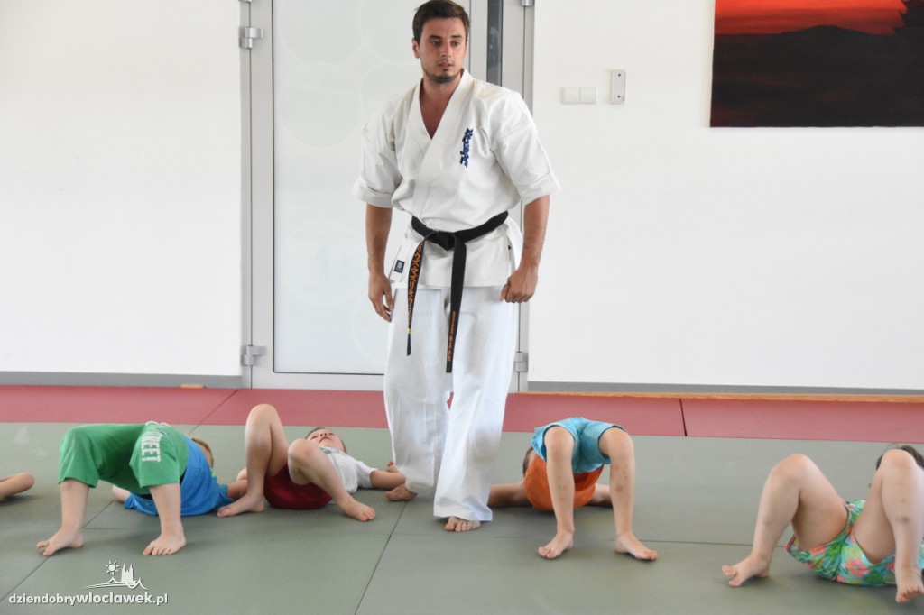 Zajęcia karate na Przystani przy Piwnej