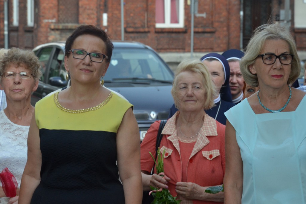 Osłonięcie obelisku przy Wojska Polskiego