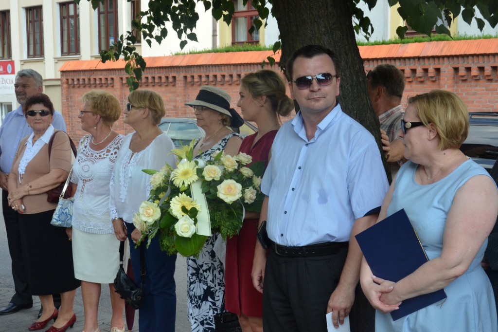 Osłonięcie obelisku przy Wojska Polskiego