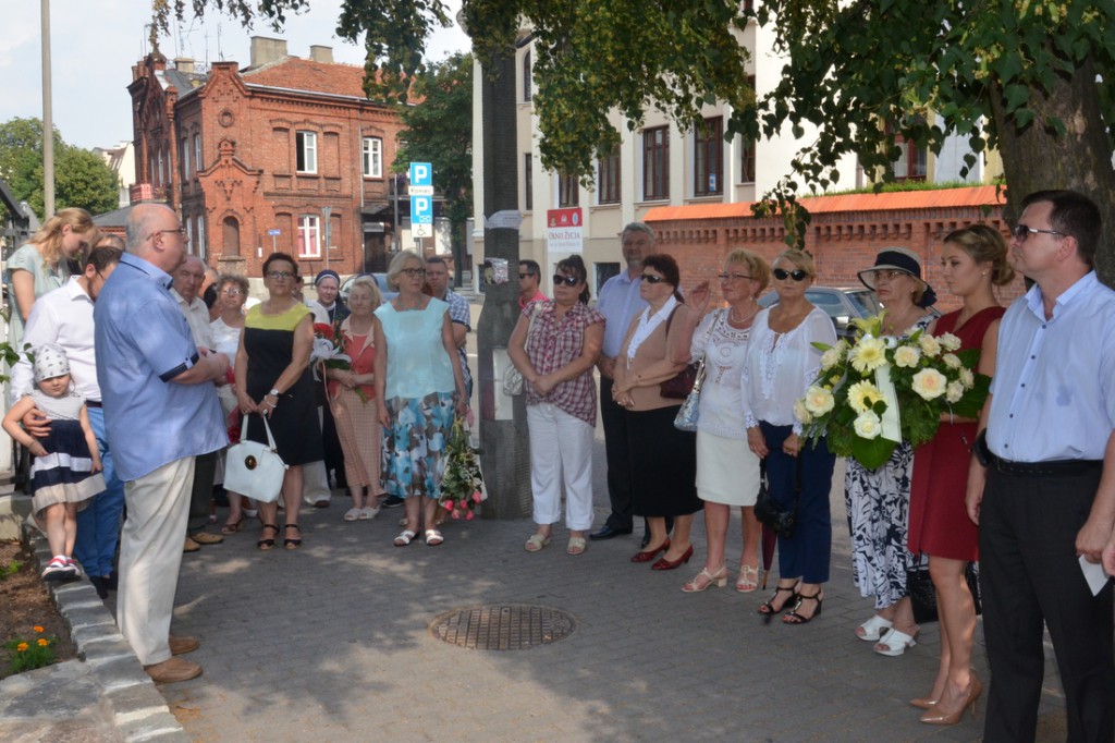 Osłonięcie obelisku przy Wojska Polskiego