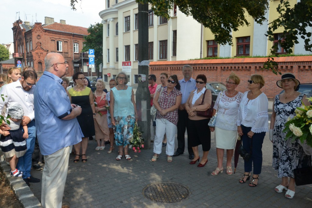 Osłonięcie obelisku przy Wojska Polskiego