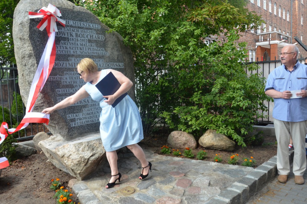 Osłonięcie obelisku przy Wojska Polskiego