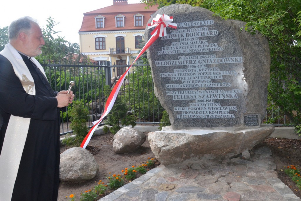Osłonięcie obelisku przy Wojska Polskiego