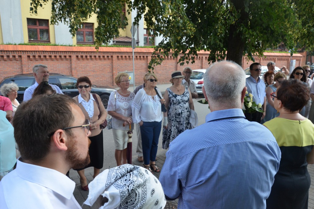 Osłonięcie obelisku przy Wojska Polskiego