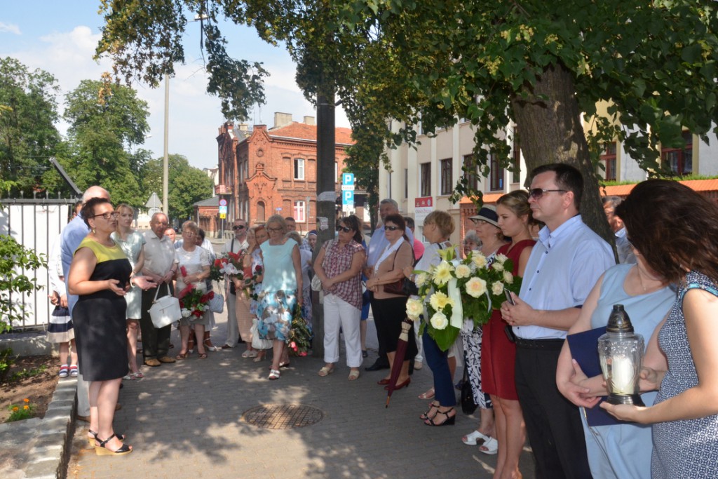 Osłonięcie obelisku przy Wojska Polskiego