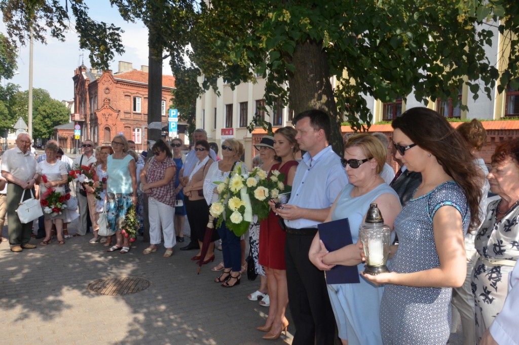 Osłonięcie obelisku przy Wojska Polskiego