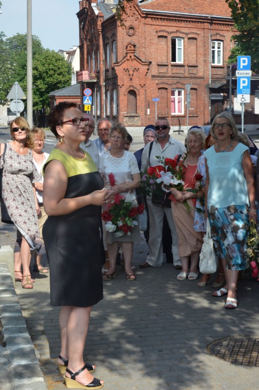 Osłonięcie obelisku przy Wojska Polskiego