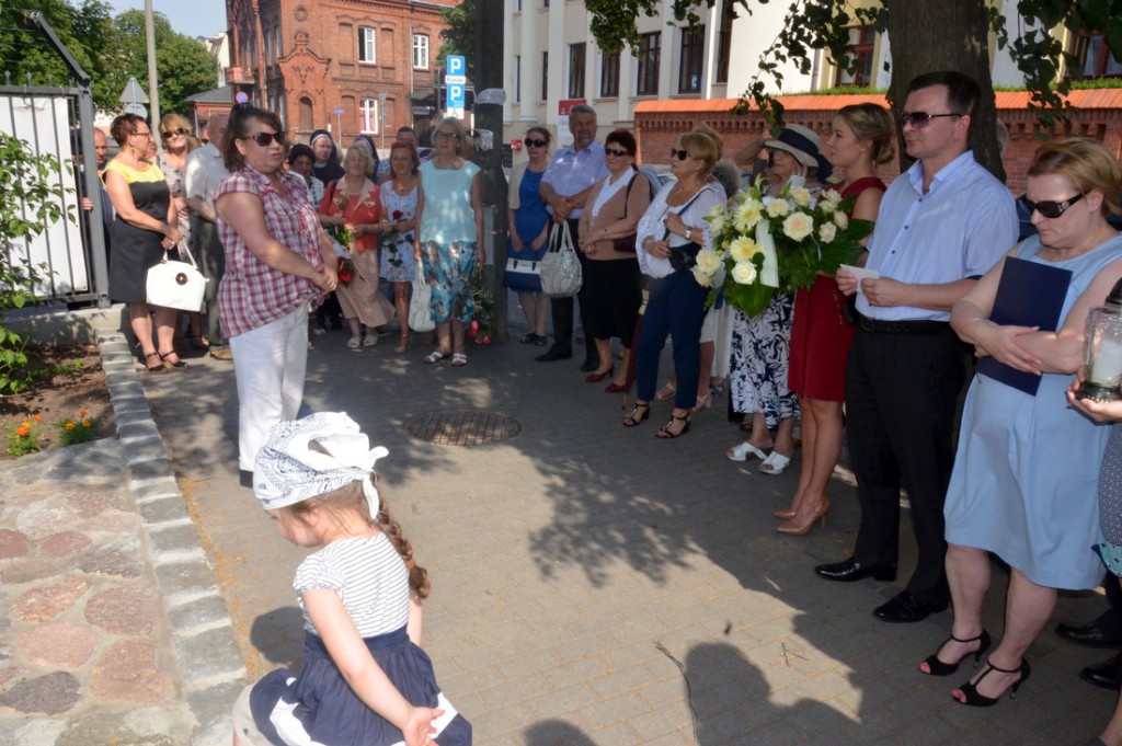 Osłonięcie obelisku przy Wojska Polskiego