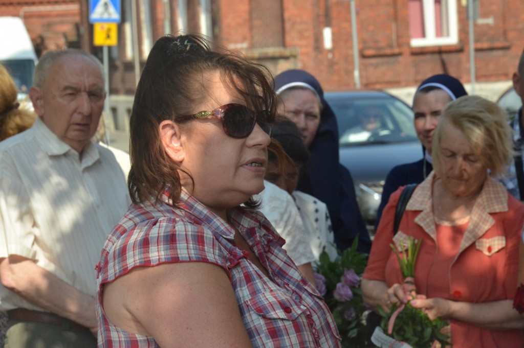 Osłonięcie obelisku przy Wojska Polskiego