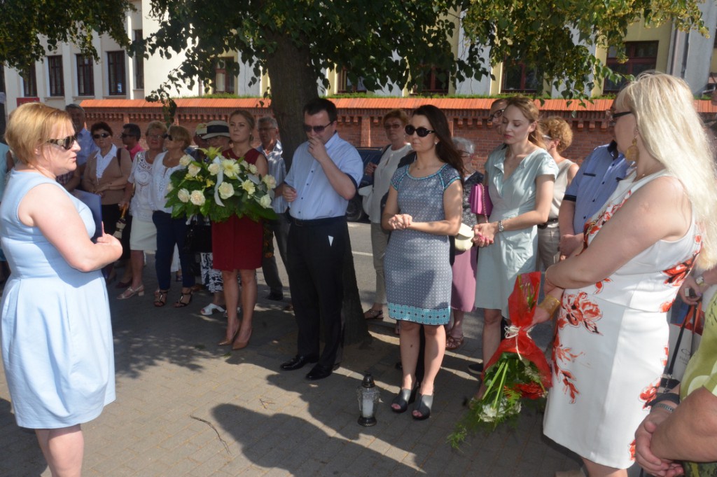 Osłonięcie obelisku przy Wojska Polskiego