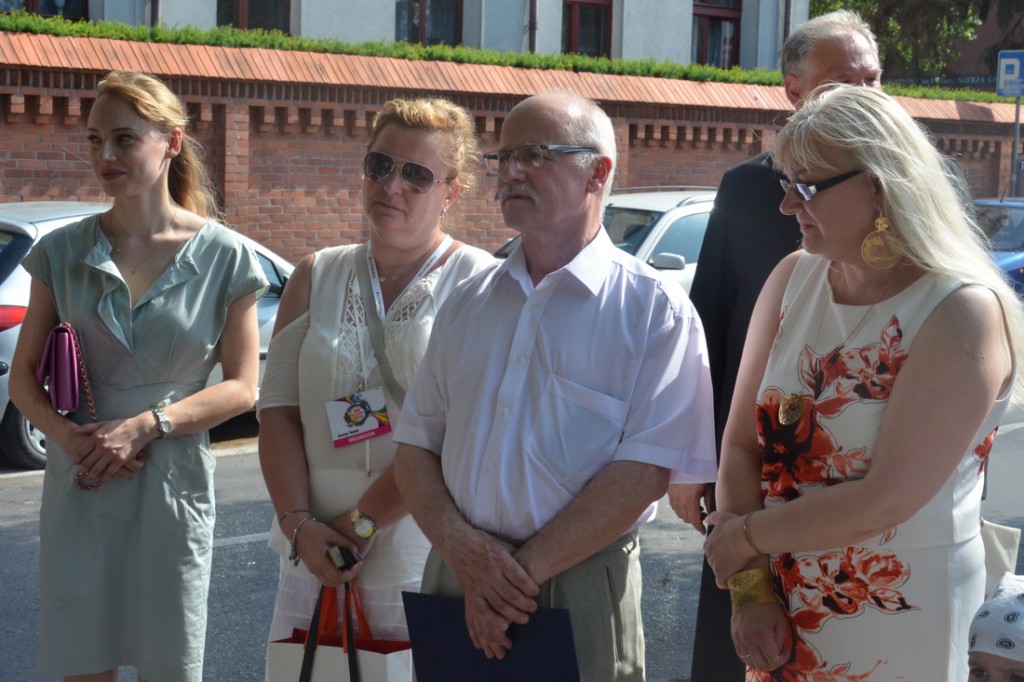 Osłonięcie obelisku przy Wojska Polskiego